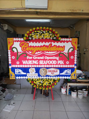 Papan Bunga Outdoor Wedding Bogor